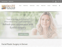 Tablet Screenshot of drfante.com